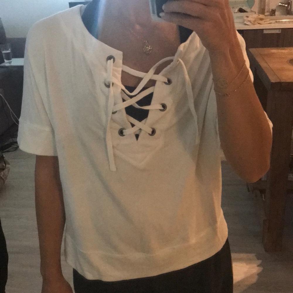 Splendid short sleeve top/sweat shirt